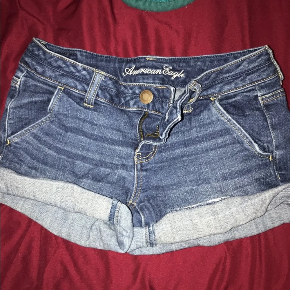 American eagle jean shorts
